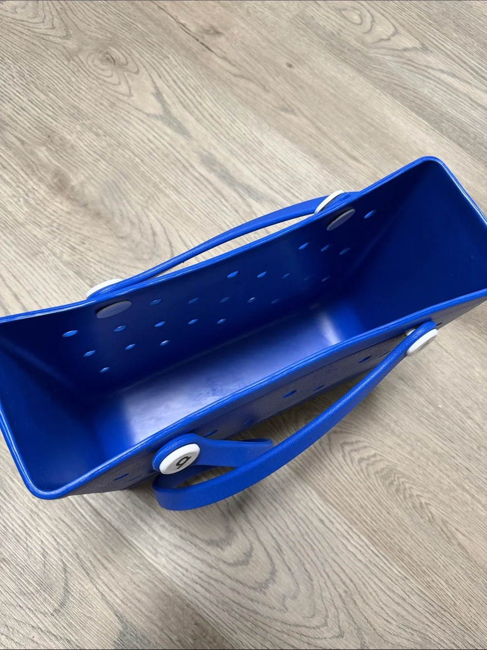 Small BOGG BAG Royal Blue Perforated Tote with Dual Handles